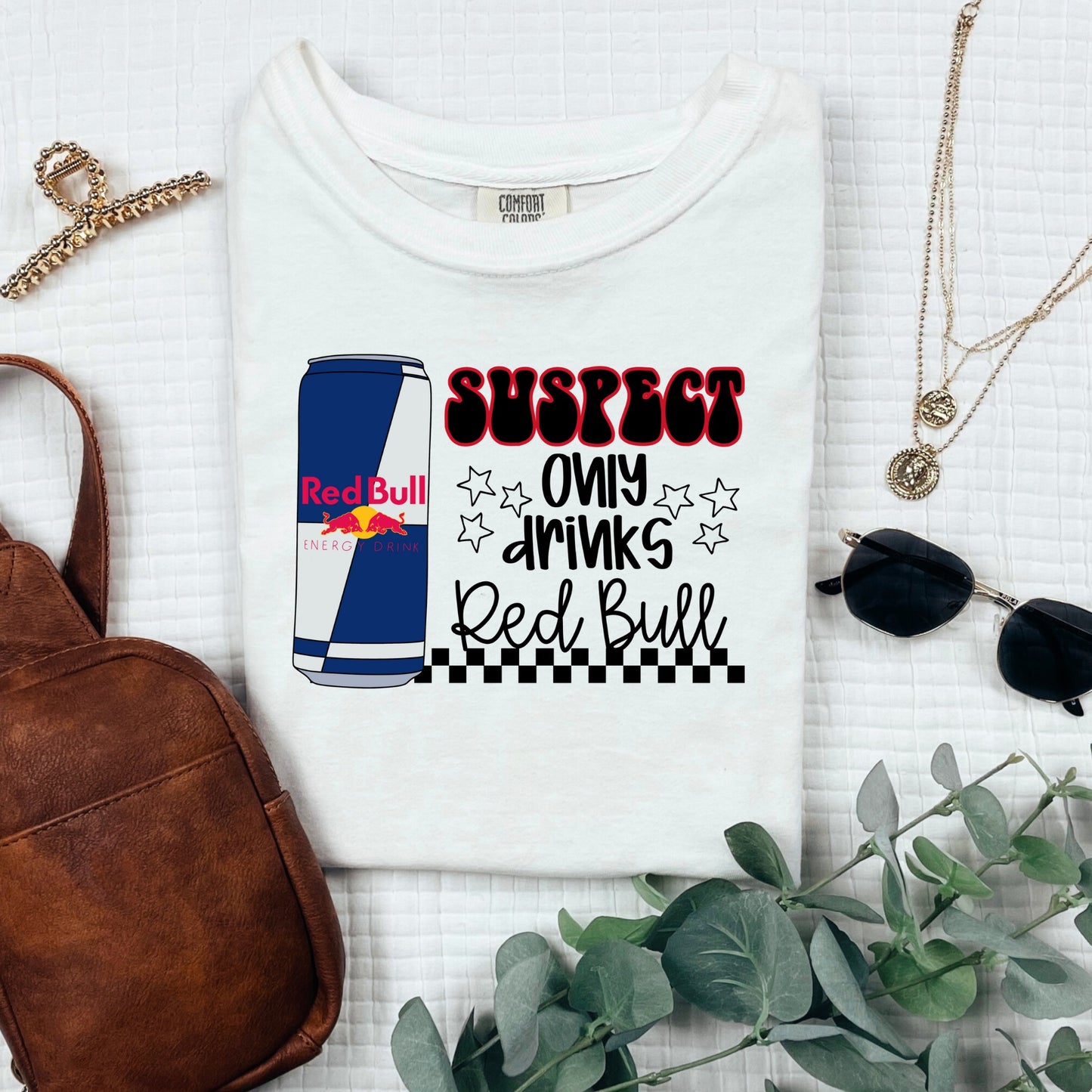 Redb energy suspect t shirt