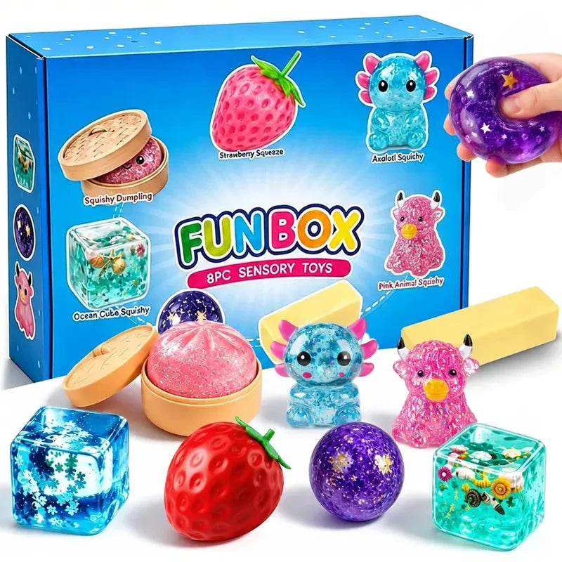 Mini Animal Squishy Toys Set