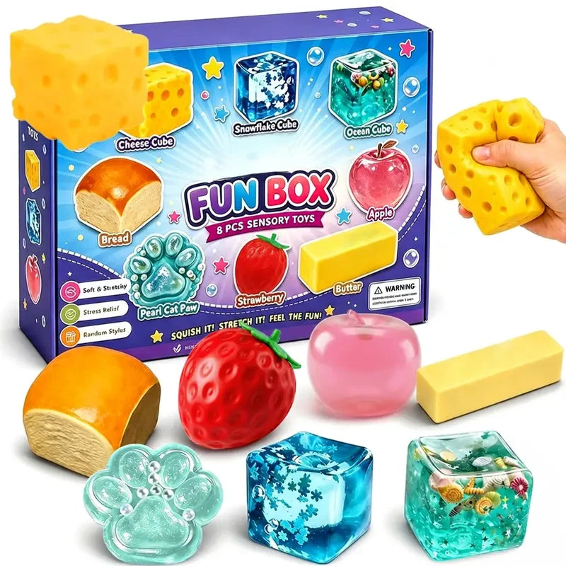 Mini Animal Squishy Toys Set