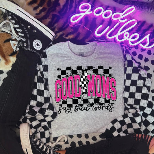 Cool moms say bad words club t shirt, cool moms club sweater, cool moms club neon pink t shirt