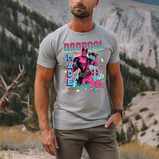 Dadpool made in the 90s t shirt, made in the 90s superhero t shirt