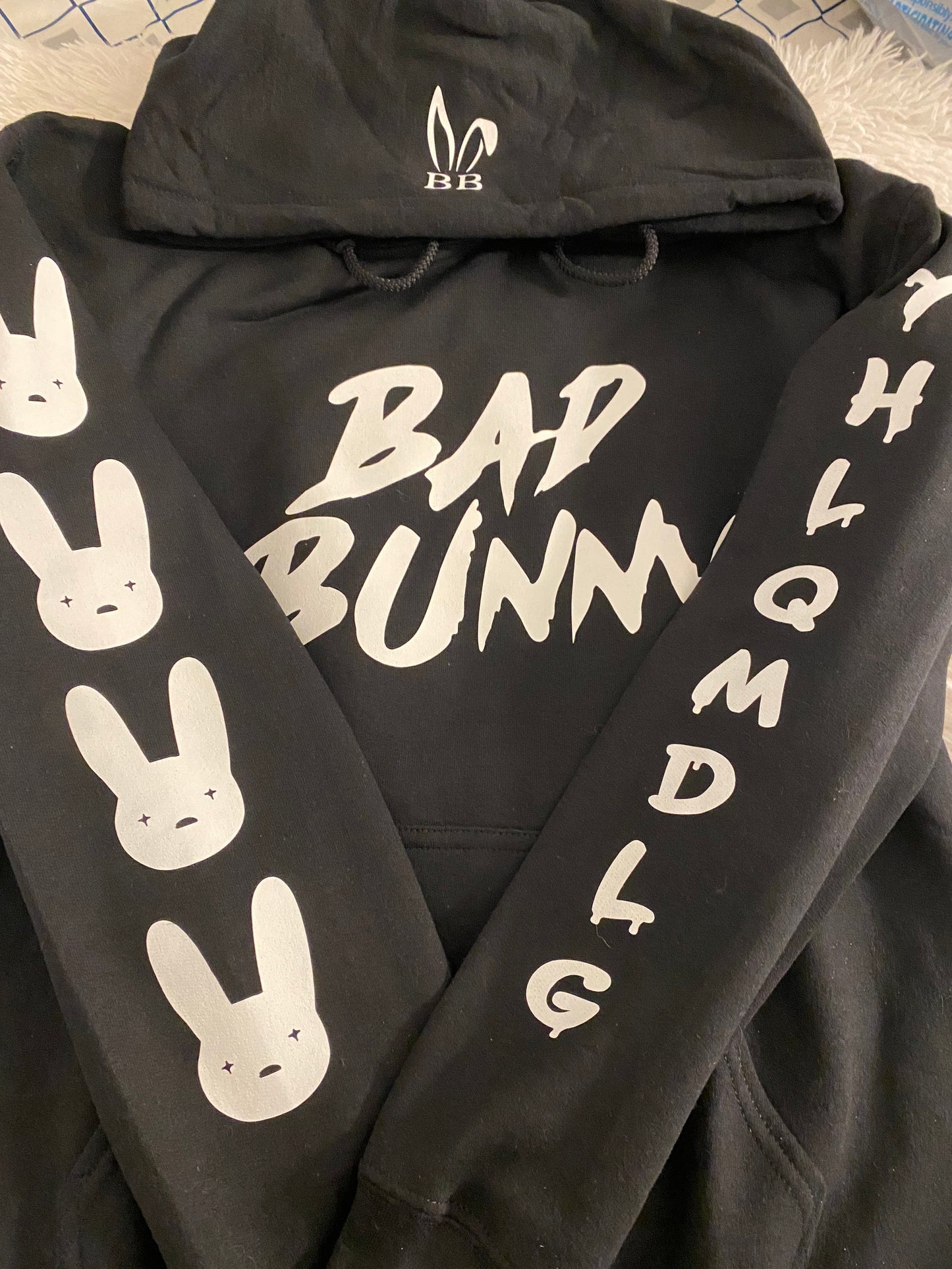 Bad bunny hoodie design