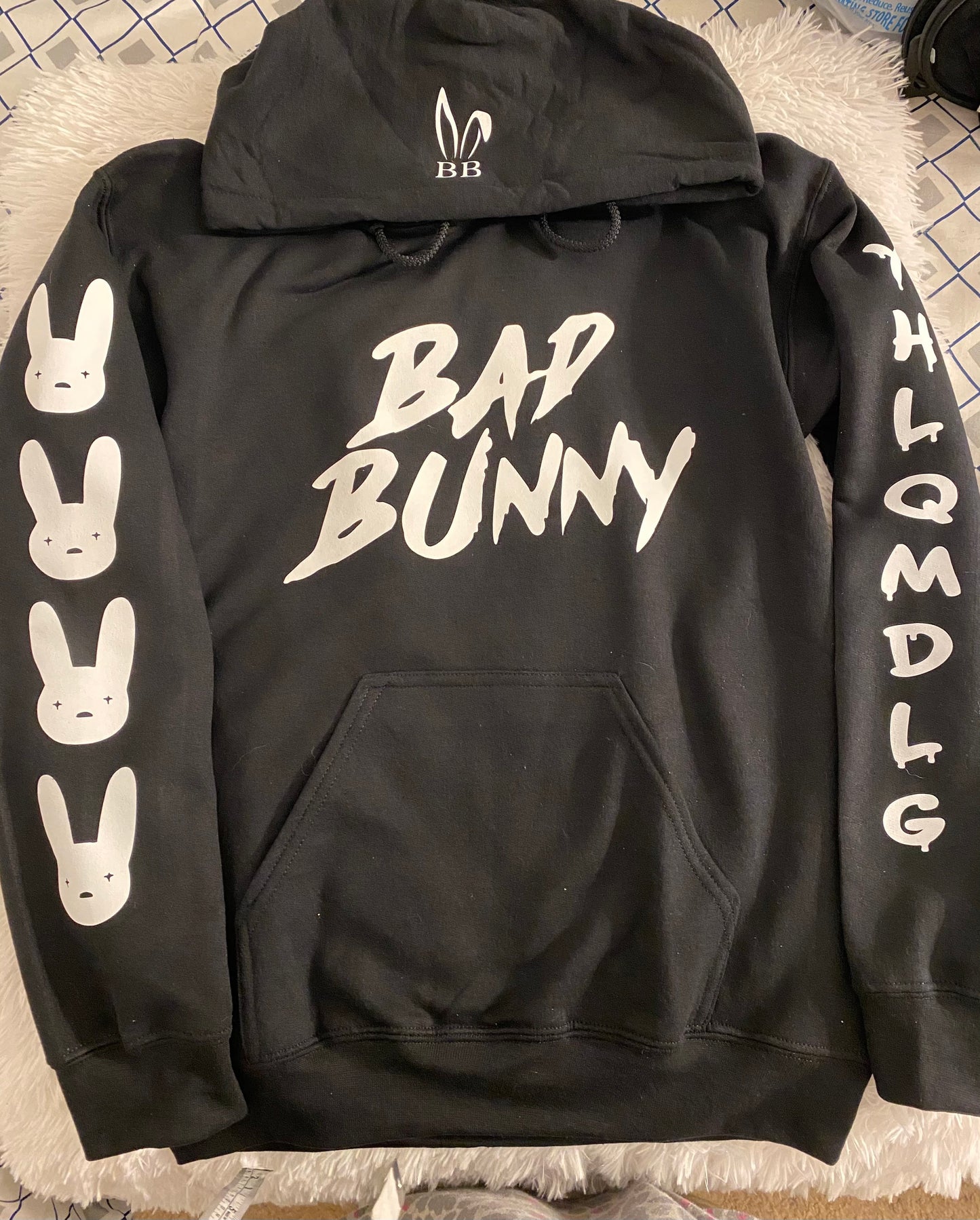 Bad bunny hoodie design