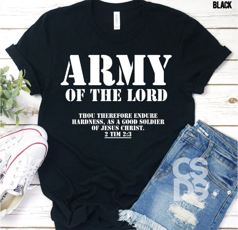 Army of the lord t shirt